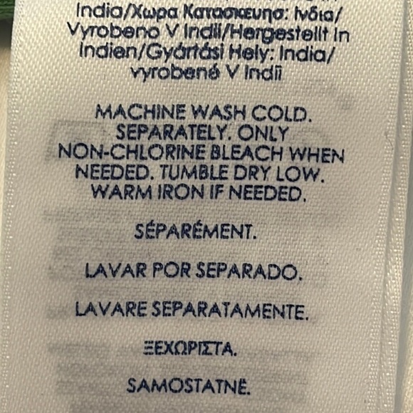 ChAPS Green & Navy Striped Chest Pocket T Shirt Sz. S - Picture 13 of 13